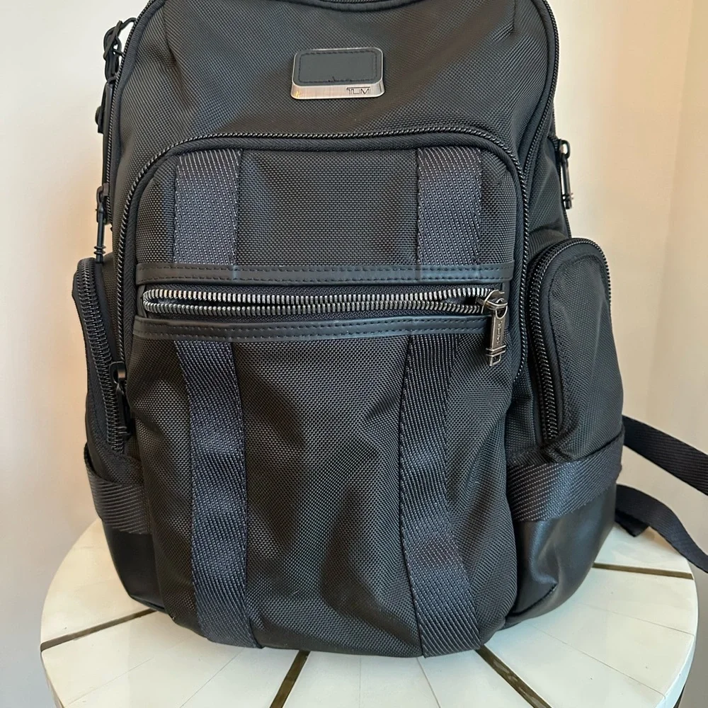 Tumi Alpha Bravo Navigation Backpack in Black - Picture 1 of 5